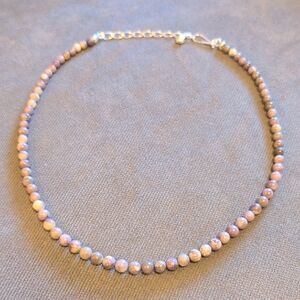 Jay King Purple Opal Bead Necklace